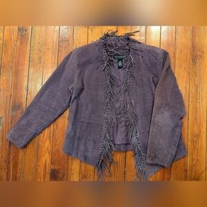Dialogue Purple Fringe Women's Jacket